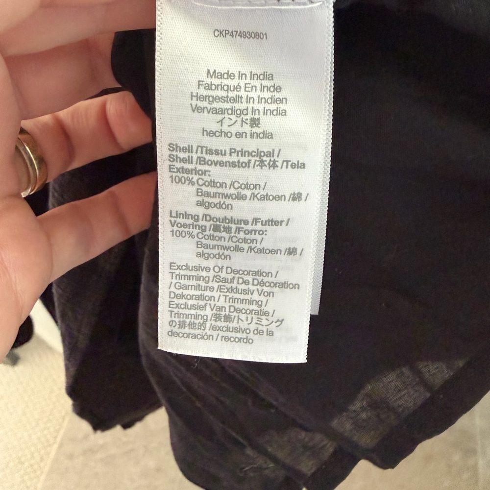 Madewell Tie-Strap Tiered Maxi Dress in Black - Picture 10 of 10